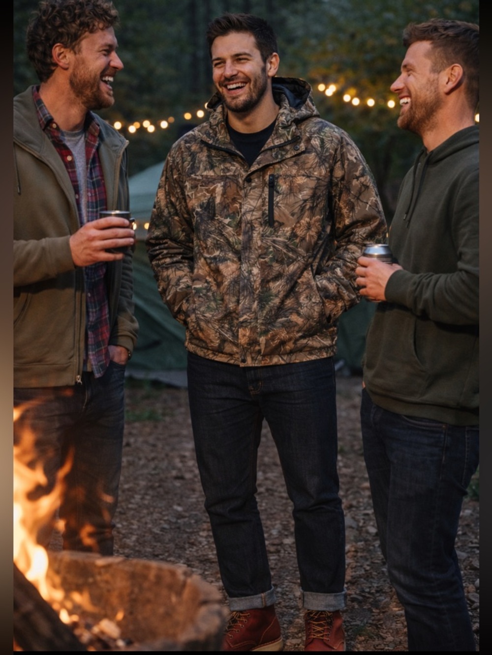 Carhartt Realtree Camo Hooded Storm Defender Performance Jacket - Brown/Green